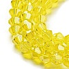 Transparent Electroplate Glass Beads Strands LS-EGLA-A039-T4mm-A21-3