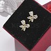 Brass Hoop Earrings EJEW-R016-10G-02-3