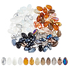 3Bags 3 Colors  Transparent Glass Beads  Segmented Multi-Color Beads GLAA-PH0003-36A-1