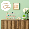 3-Tier Wood Earring Display Card Organizer Riser Rack ODIS-WH0099-21-7