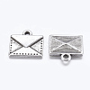 Tibetan Style Alloy Mail Charms PALLOY-EA10712Y-AS-NF-1
