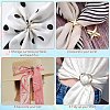 12Pcs 6 Styles Heart Golden Alloy Enamel Scarf Buckle Ring AJEW-CJ0001-34-7