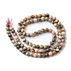 Natural Argentina Rhodonite Beads Strands LS-G-M399-01B-4