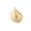 Ocean Theme Brass Charms KK-C096-13D-G-1