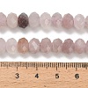 Natural Violet Strawberry Quartz Beads Strands G-Z111-A08-01-6