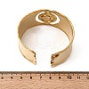 304 Stainless Steel Enamel Cuff Bangles for Women BJEW-B166-02G-5