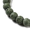 Synthetic Lava Rock Dyed Beads Strands G-H311-08C-03-4