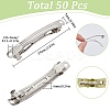 Iron Hair Barrette Findings IFIN-SC0001-63B-2