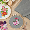 Linen Fabric DIY-WH0430-153A-05-4