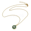 304 Stainless Steel Micro Pave Cubic Zirconia constellation Pendant Necklaces NJEW-R021-01G-07-4