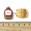 16Pcs 16 Styles Opaque Resin Pendants RESI-V001-03-3