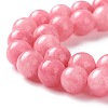 Dyed Natural White Jade Imitation Beads Strands G-I299-F-8mm-4