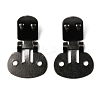 Iron Flat Blank Shoe Clips IFIN-WH0072-01A-B-1
