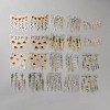 20Pcs Flower PET Decorative Stickers DIY-WH20055-078F-1