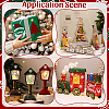 4Pcs Christmas Theme Acrylic Quilting Templates DIY-BC0015-86A-5