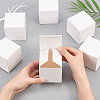 Foldable Cardboard Paper Jewelry Boxes LS-CON-WH0072-34B-3
