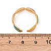 304 Stainless Steel Cuff Rings for Women RJEW-D334-02B-G-5