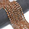 Natural Sunstone Beads Strands G-K389-B10-01-2