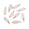 Natural White Jade Cloumn Pendants LS-STAS-H221-04G-05-1