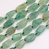 Natural Grenn Fluorite Beads Strands G-D834-12-1