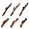 6Pcs 6 Styles Acetic Acid and Iron Snap Hair Clips PHAR-GA0001-02-1