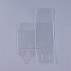 Transparent Plastic PVC Box Gift Packaging CON-WH0060-01B-1