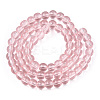 Transparent Glass Beads Strands GLAA-T032-T6mm-10-3