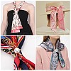 6Pcs 3 Colors Alloy with Plastic Scarf Buckle Ring AJEW-CJ0001-38-7