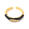 Brass Micro Pave Clear Cubic Zirconia Open Cuff Rings RJEW-U009-18G-3