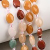 Natural Yellow Aventurine & Red Jasper & Rose Quartz & Sodalit & Green Aventurine Beads Strands G-Z135-A01-1