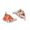 Brass Pave Cubic Zirconia Charms CU-CBA6A75-04P-03-2
