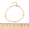 304 Stainless Steel Rope Chain Bracelets for Women BJEW-C094-05G-5