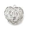 Brass with Cubic Zirconia Pendants KK-E792-30P-03-1