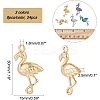 24Pcs 3 Colors 304 Stainless Steel Pendants STAS-CA0001-63-2