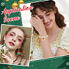 40Pcs 10 Styles Christmas Theme Plastic Pendants FIND-SC0011-40-5