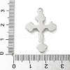 304 Stainless Steel Pendant Cabochon Settings STAS-M082-03P-3