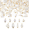 9 Sets 9 Style ABS Plastic Imitation Pearl Pendants KY-TA0001-23-1