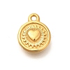 Ion Plating(IP) 304 Stainless Steel Charms STAS-I321-05G-1