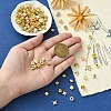 160Pcs 8 Styles CCB Plastic Beads CCB-YW0001-35-5