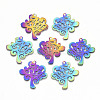 Ion Plating(IP) 201 Stainless Steel Pendants LS-STAS-R114-028-1