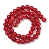 Natural Dyed Marble Beads Strands G-D315-A01-05-6mm-3