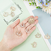 10Pcs 201 Stainless Steel Pendants STAS-BBC0003-38-3
