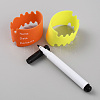 Silicone Nonslip Heat Resistant Reusable Cup Sleeve for Baby Bottle DIY-WH0430-071-2