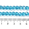 Transparent Glass Beads EGLA-A035-T6mm-B08-4