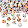 100Pcs Vintage Straight Hole Small Fragrant Fabric Beads FIND-TA0006-79-3