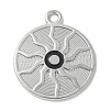 Alloy with Enamel Pendants PALLOY-D290-10P-1