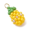Glass Seed Beaded Pendants PALLOY-MZ00480-3