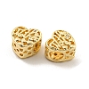 Mother's Day Rack Plating Alloy European Beads FIND-B034-31G-2