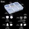 425Pcs 6 Style Iron & 304 Stainless Steel Ear Nuts FIND-FS0001-88-5