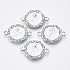 Alloy Enamel Links Connectors ENAM-TAC0003-01S-04A-1